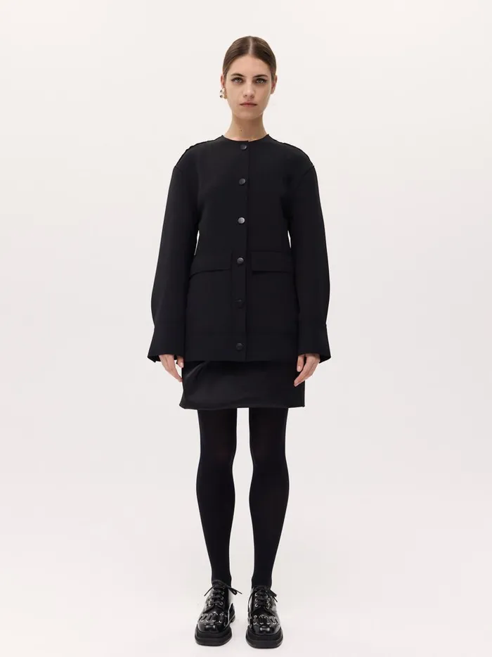 Women Agatha Bomber Black The UNDONE Jackets