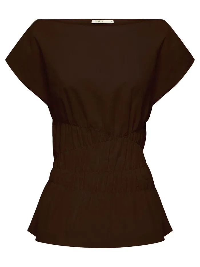 Women Aida Top Chocolate The UNDONE Tops