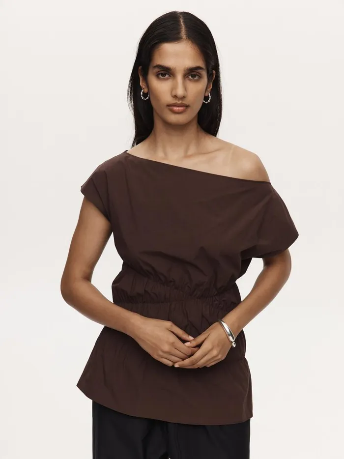 Women Aida Top Chocolate The UNDONE Tops