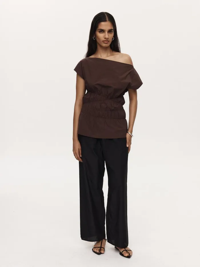 Women Aida Top Chocolate The UNDONE Tops