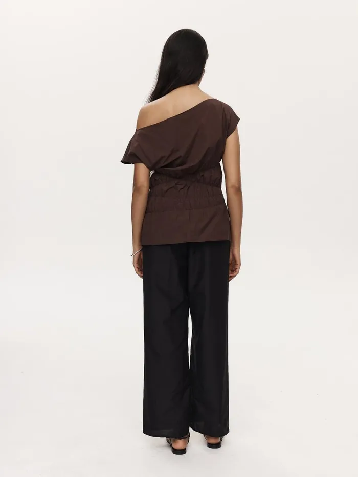Women Aida Top Chocolate The UNDONE Tops