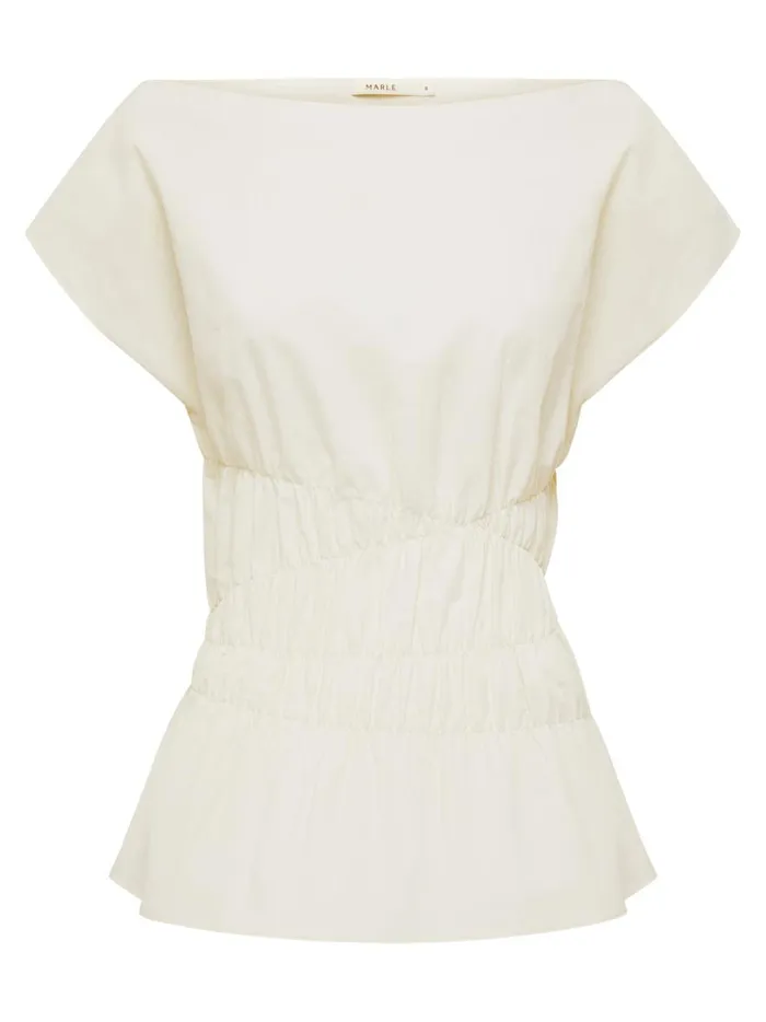 Women Aida Top Ivory The UNDONE Tops