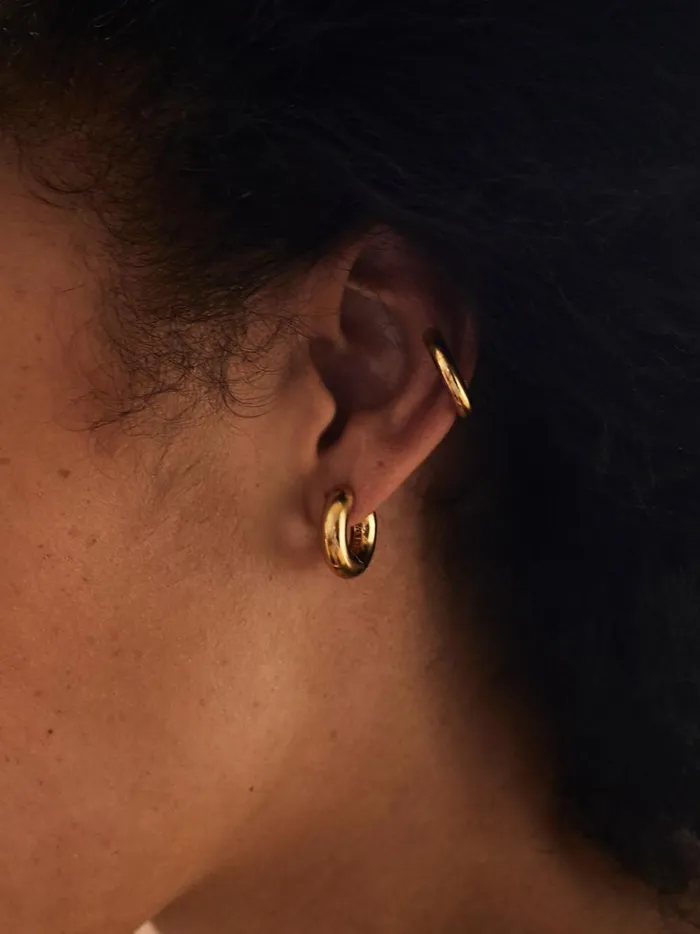 Women Almost Earcuff Gold The UNDONE Earrings