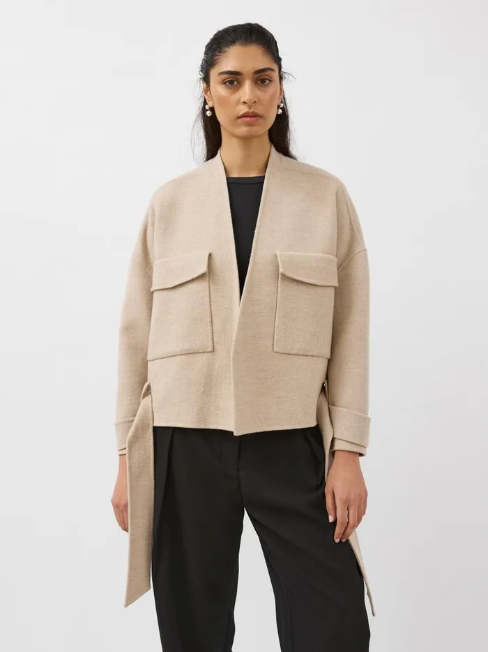 Women Ames Jacket Almond Melange The UNDONE Jackets