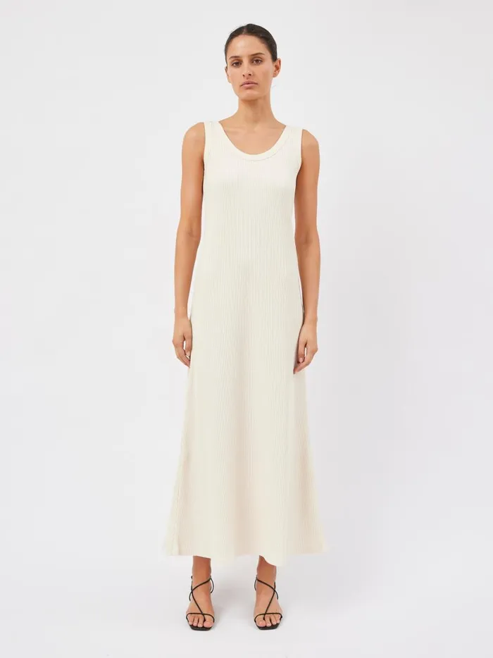 Women Aya Knit Dress Cream The UNDONE Dresses Women Aya Knit Dress Cream The UNDONE Dresses