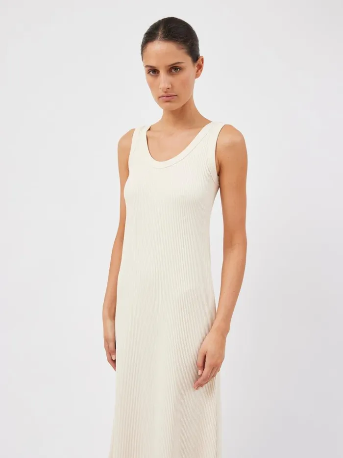 Women Aya Knit Dress Cream The UNDONE Dresses Women Aya Knit Dress Cream The UNDONE Dresses