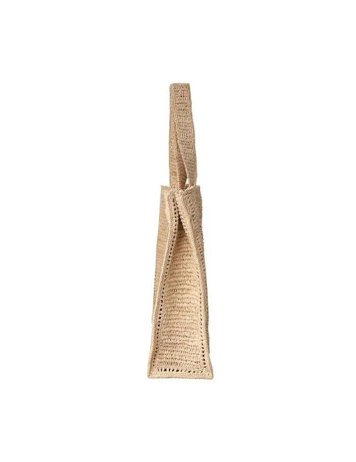 Women Bags Zimmermann Floral Raffia Tote Natural