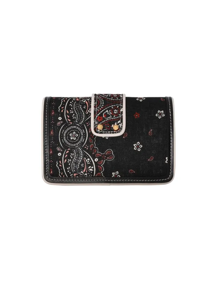 Women Bags Zimmermann Printed Small Cross Body Bag Black Bandana