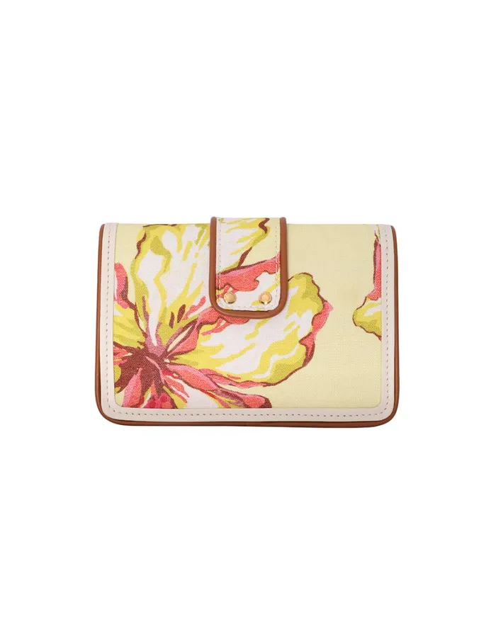 Women Bags Zimmermann Printed Small Cross Body Bag Yellow Hibiscus