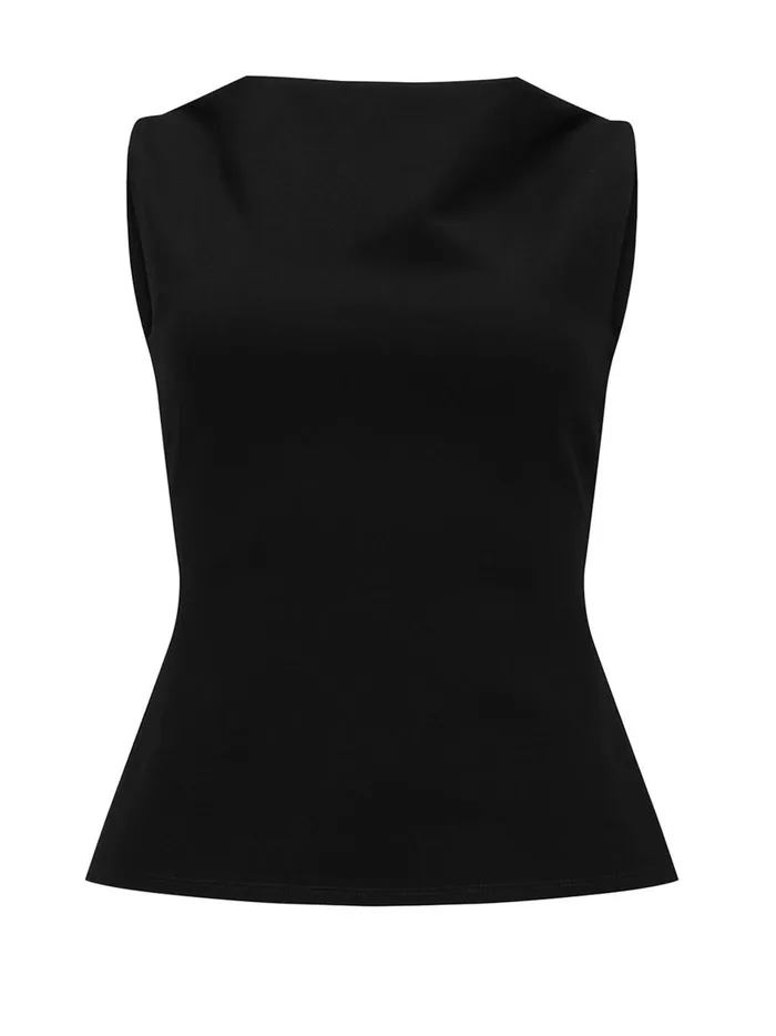 Women Bea Top Black The UNDONE Tops
