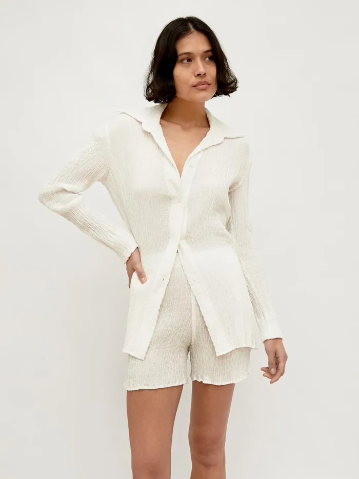 Women Bella Short White The UNDONE Shorts