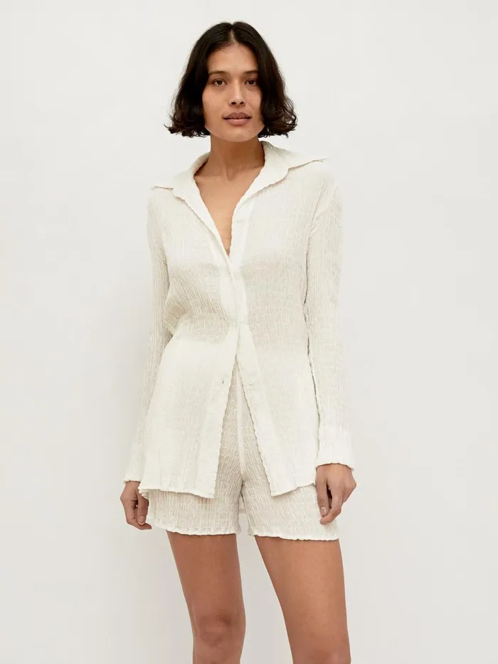 Women Bella Short White The UNDONE Shorts