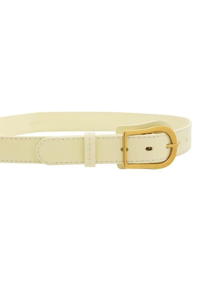 Women Belts Zimmermann Buckle Belt 30 Lemondrop