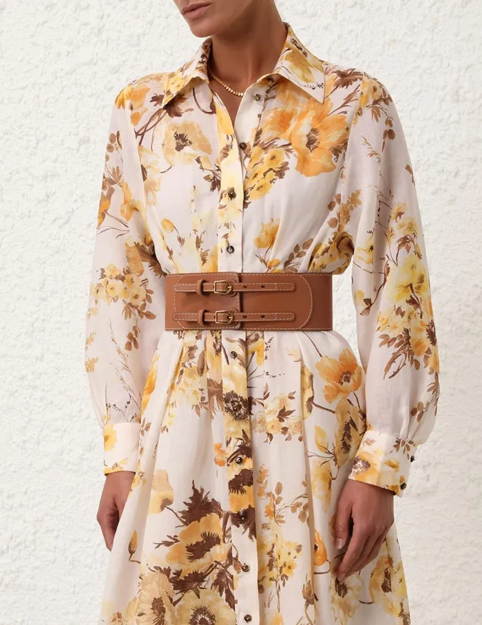 Women Belts Zimmermann Double Buckle Belt 80 Avalon