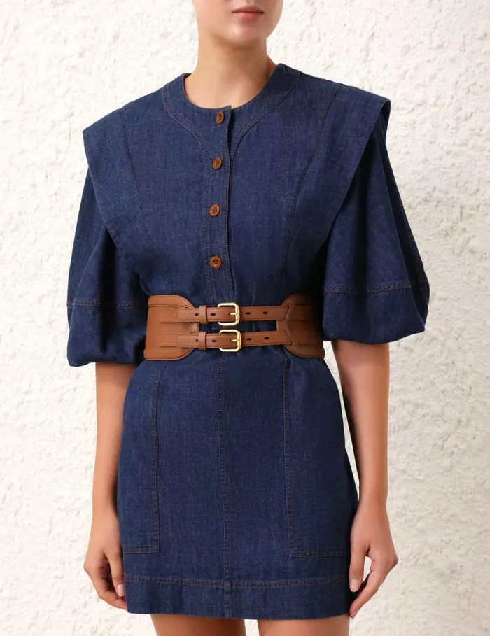 Women Belts Zimmermann Leather Belt 90 Avalon