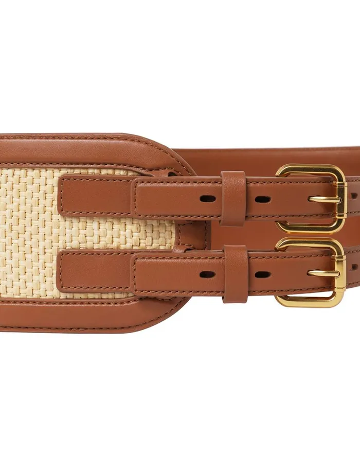 Women Belts Zimmermann Raffia Belt 90 Avalon
