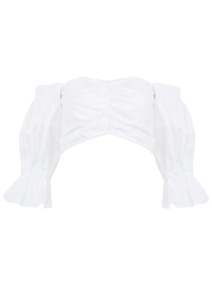 Women Blair Off Shoulder Top White The UNDONE Tops