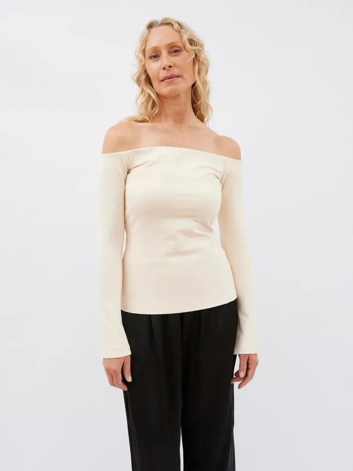 Women Boah Top Cream The UNDONE Tops