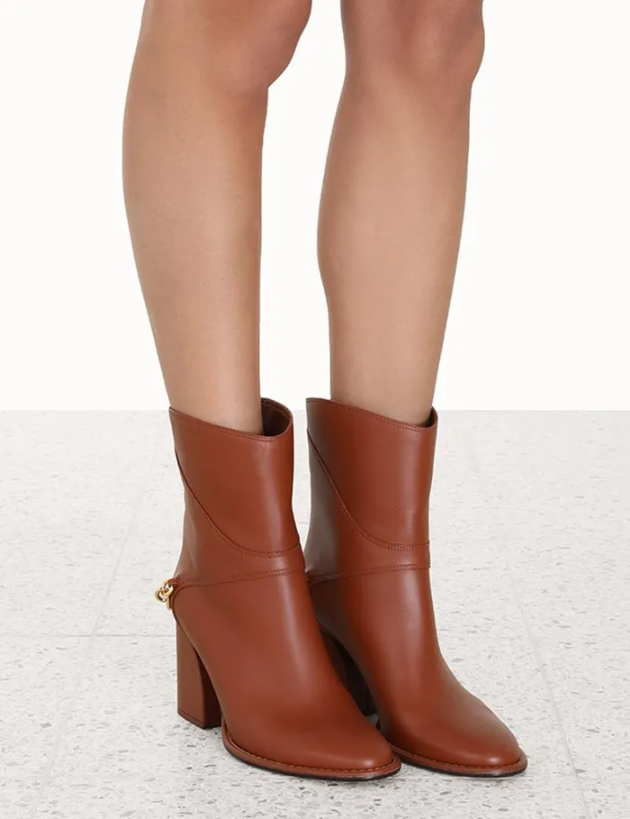 Women Boots Zimmermann Zimmermann Gallop Low Boots 75 Tan