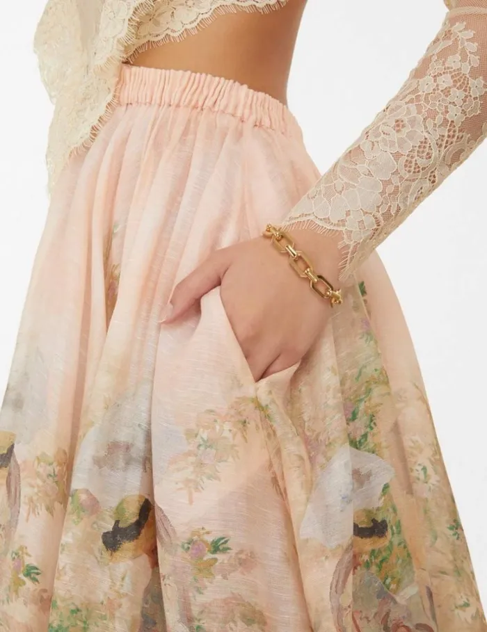 Women Bracelets Zimmermann Graphic Chain Bracelet Gold