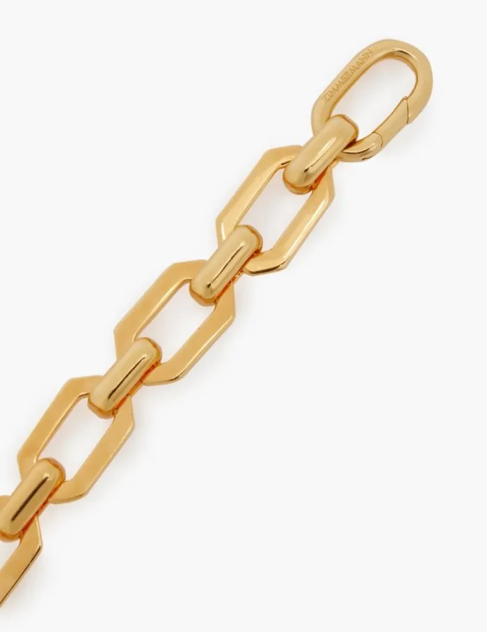 Women Bracelets Zimmermann Graphic Chain Bracelet Gold