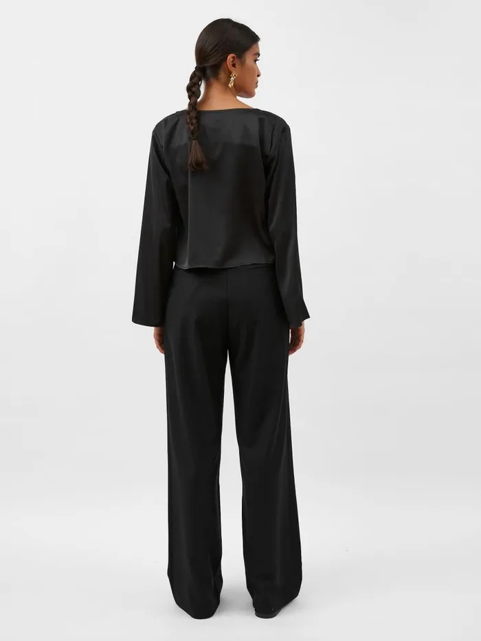 Women Celeste Blouse Noir The UNDONE Tops