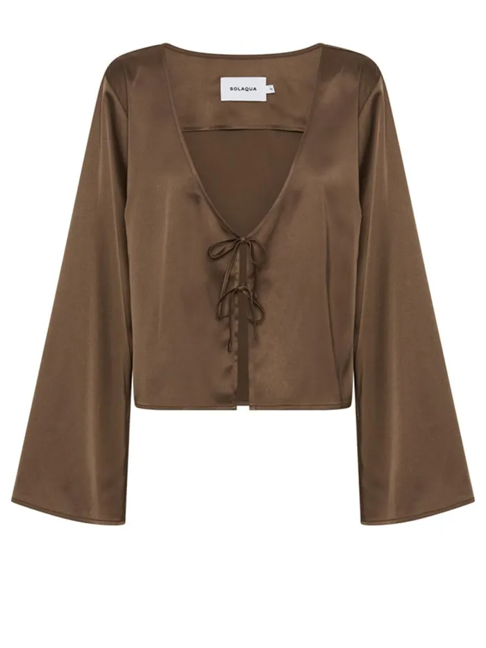 Women Celeste Blouse Tobacco The UNDONE Tops