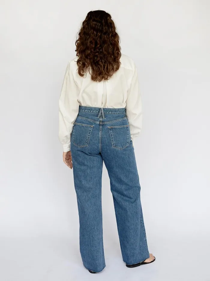 Women Classic Double Pocket Shirt White The UNDONE Tops