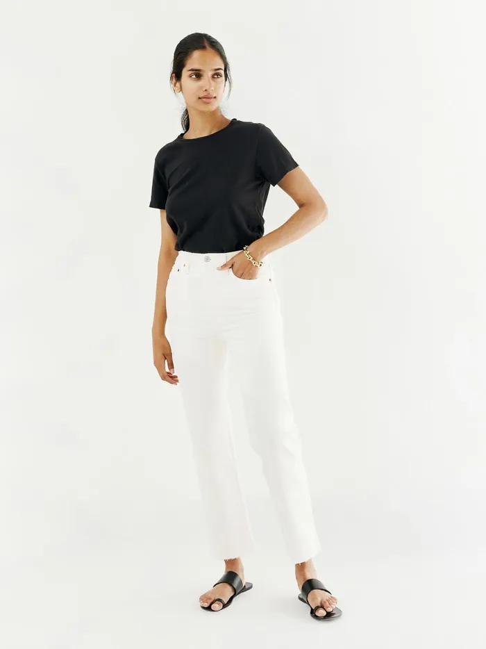 Women Classic Tee Washed Black The UNDONE Tops