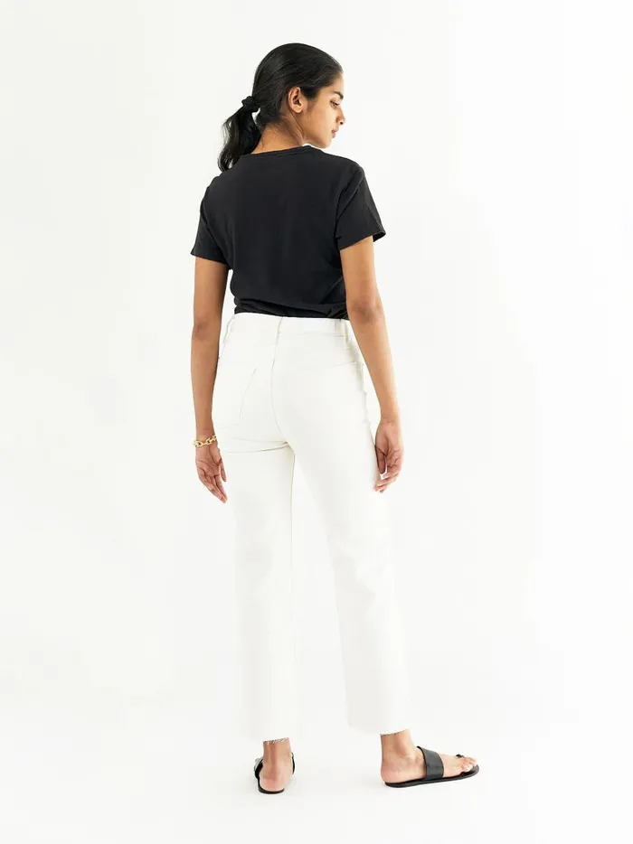 Women Classic Tee Washed Black The UNDONE Tops
