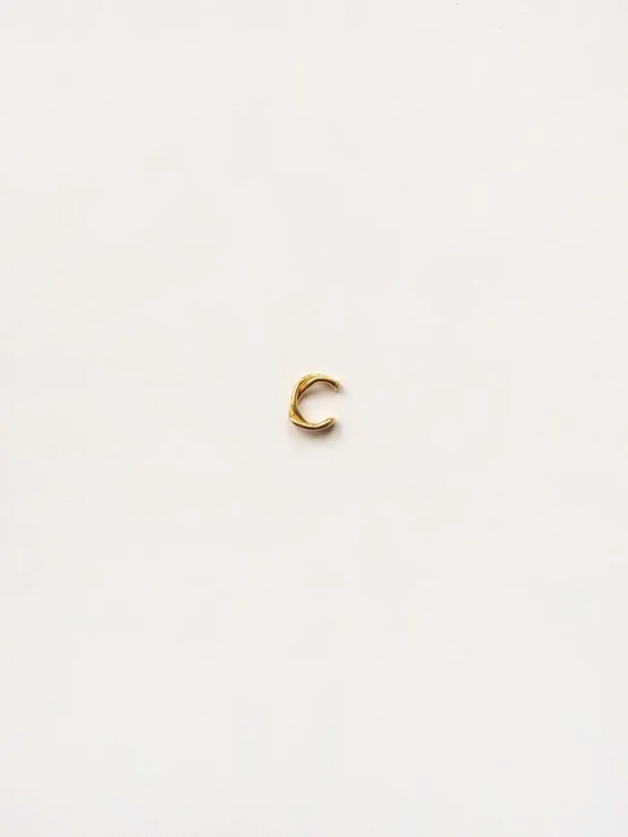 Women Classic Twisted Ear Cuff 001 Gold The UNDONE Earrings