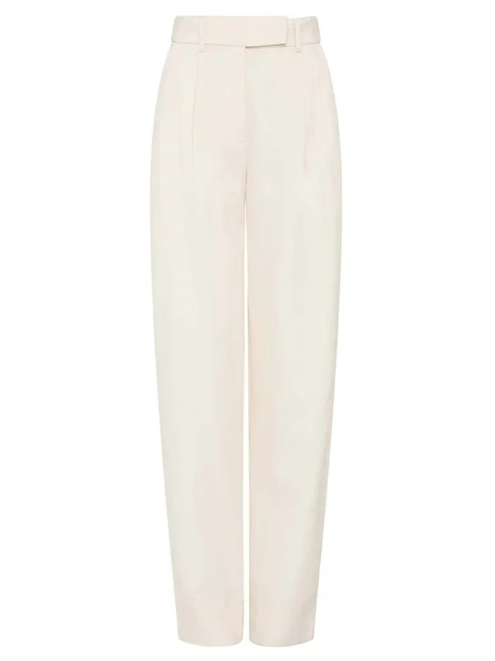 Women Classico Waist Trouser Crema The UNDONE Pants