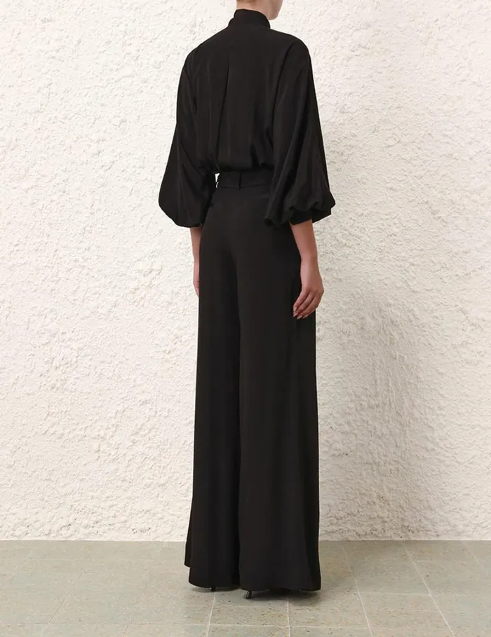 Women Clothing Zimmermann Batwing Blouse Black