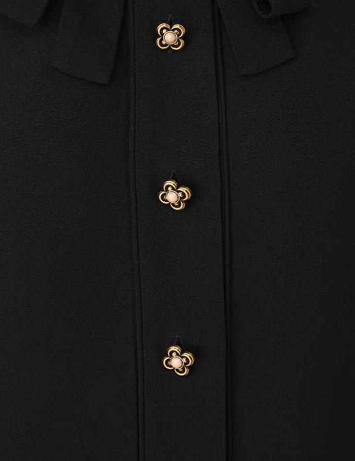 Women Clothing Zimmermann Collared Shirt Black