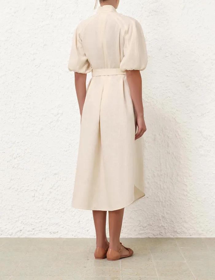 Women Clothing Zimmermann Kaftan Midi Cream