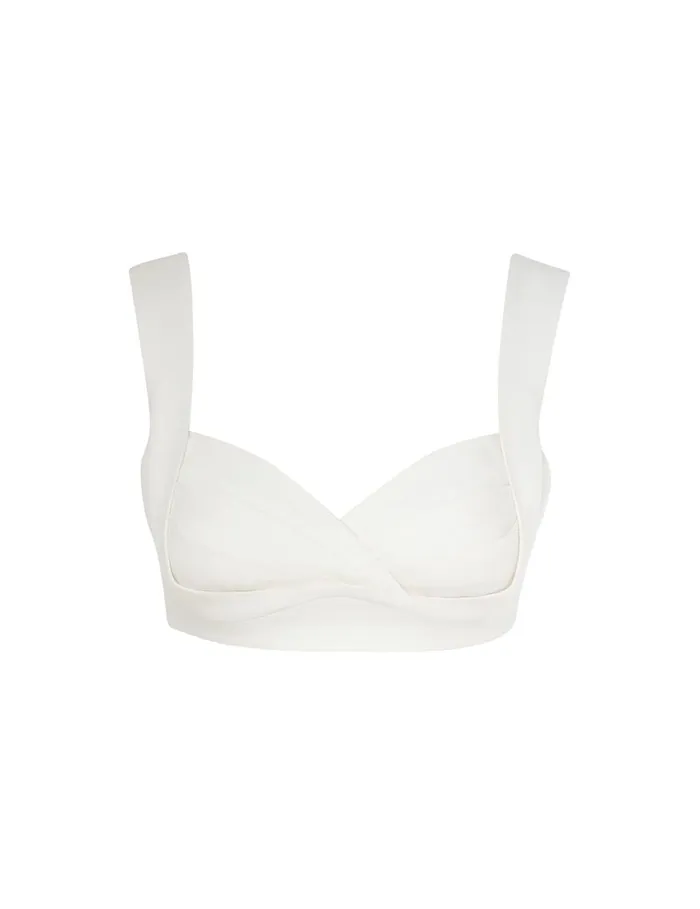 Women Clothing Zimmermann Natura Bralette Ivory