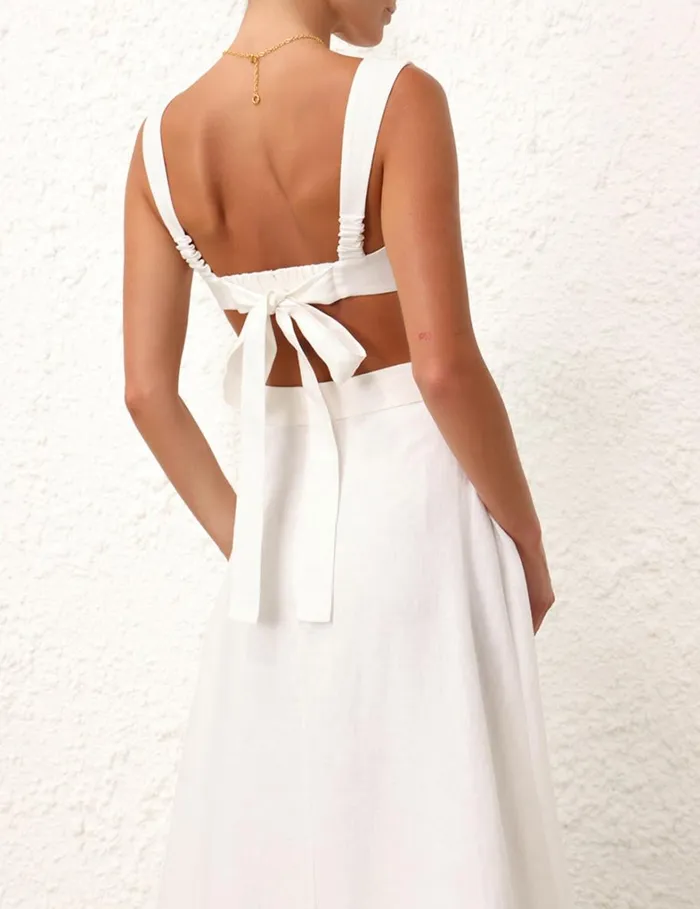 Women Clothing Zimmermann Natura Bralette Ivory