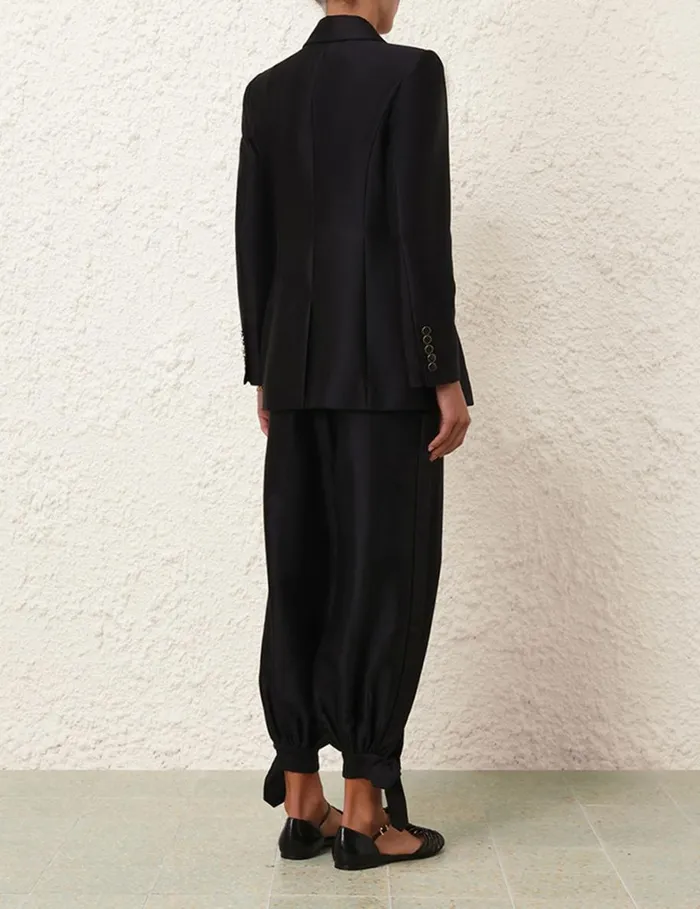 Women Clothing Zimmermann Natura Fitted Jacket Black