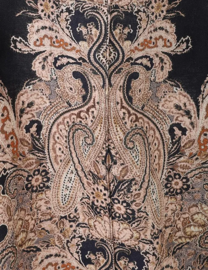 Women Clothing Zimmermann Natura Flare Pant Navy Paisley