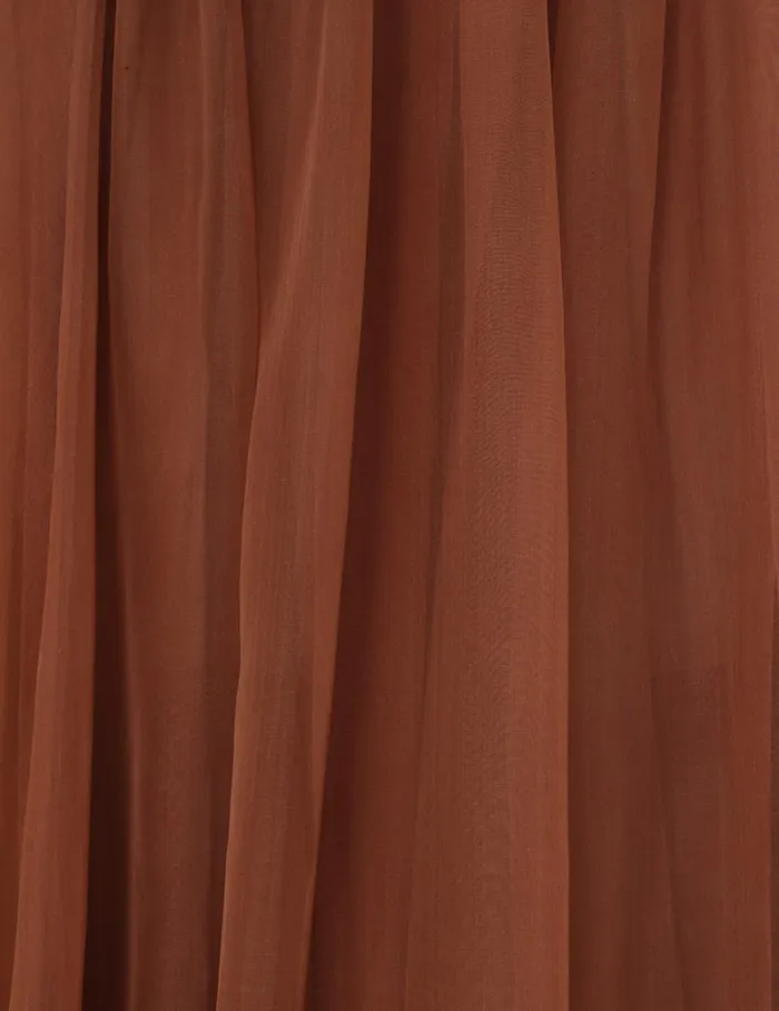 Women Clothing Zimmermann Natura Gathered Skirt Toffee
