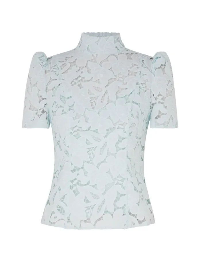 Women Clothing Zimmermann Natura Lace Top Mint
