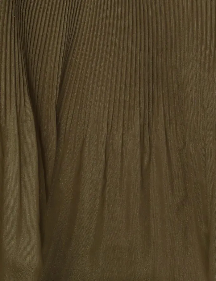 Women Clothing Zimmermann Pleated Tiered Skirt Olive