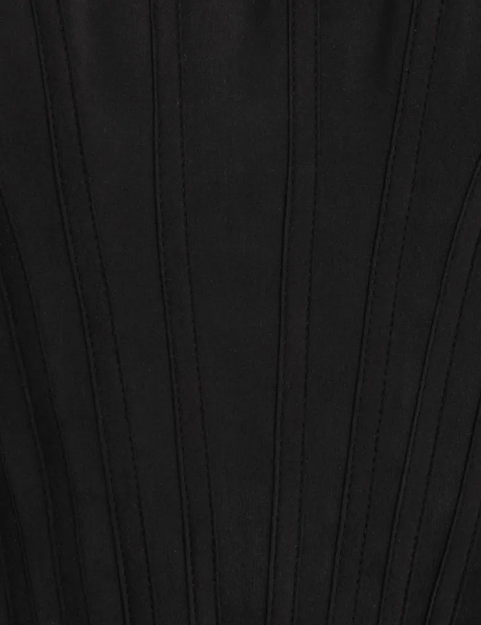 Women Clothing Zimmermann Silk Corset Top Black