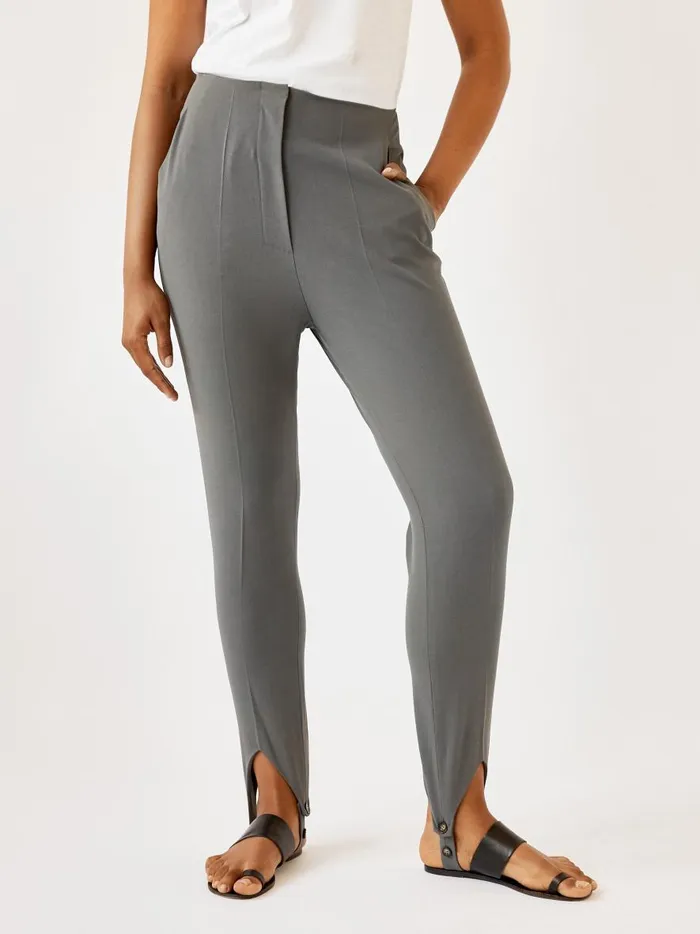 Women Darby Stirrup Suit Pants Grey The UNDONE Pants