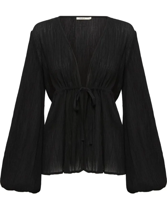 Women Della Top Black The UNDONE Tops