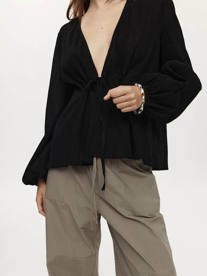 Women Della Top Black The UNDONE Tops Women Della Top Black The UNDONE Tops
