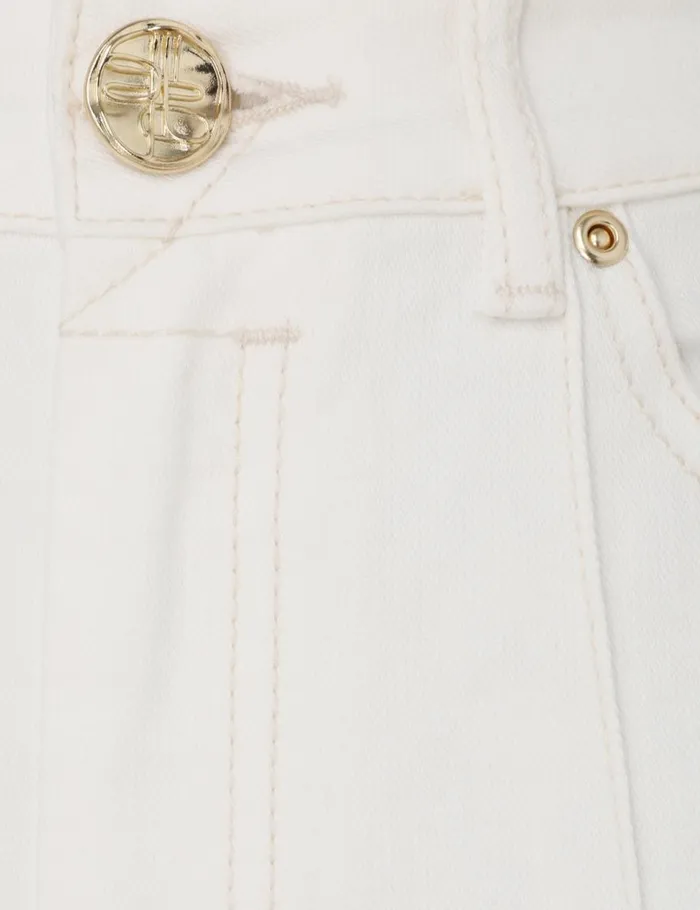 Women Denim Zimmermann Matchmaker Capri Jean Milk