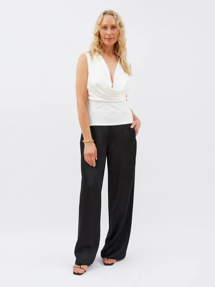 Women Dianne Slip Top Ivory The UNDONE Tops