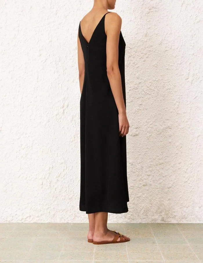 Women Dresses Zimmermann Chain Midi Dress Black