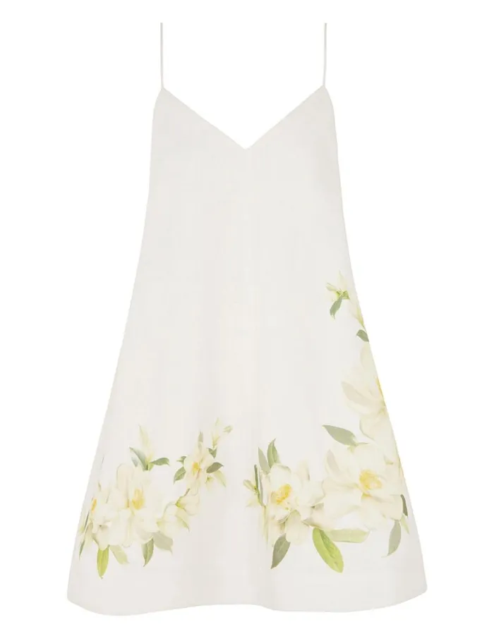 Women Dresses Zimmermann Harmony Swing Dress Ivory Magnolia